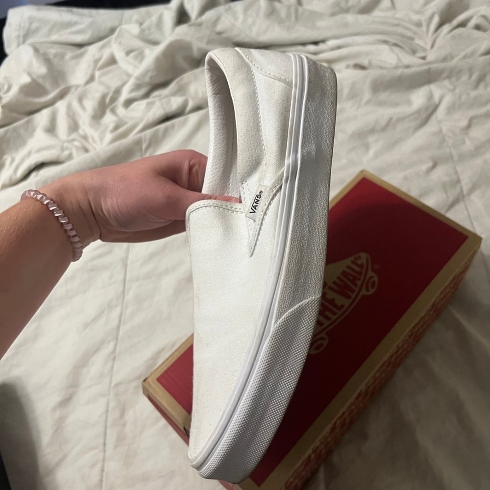 White slide on van